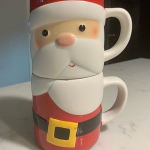 Stackable Santa Mugs